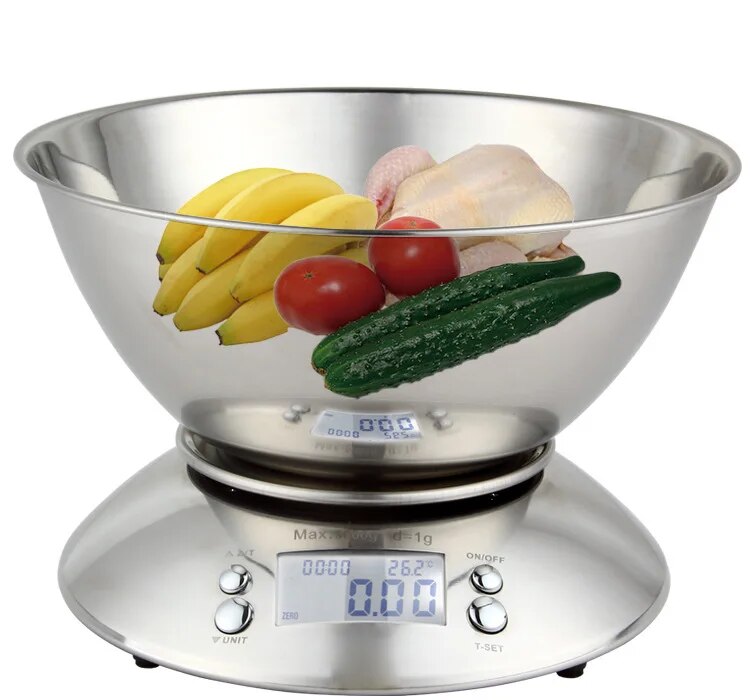 balance de cuisine en acier inoxydable